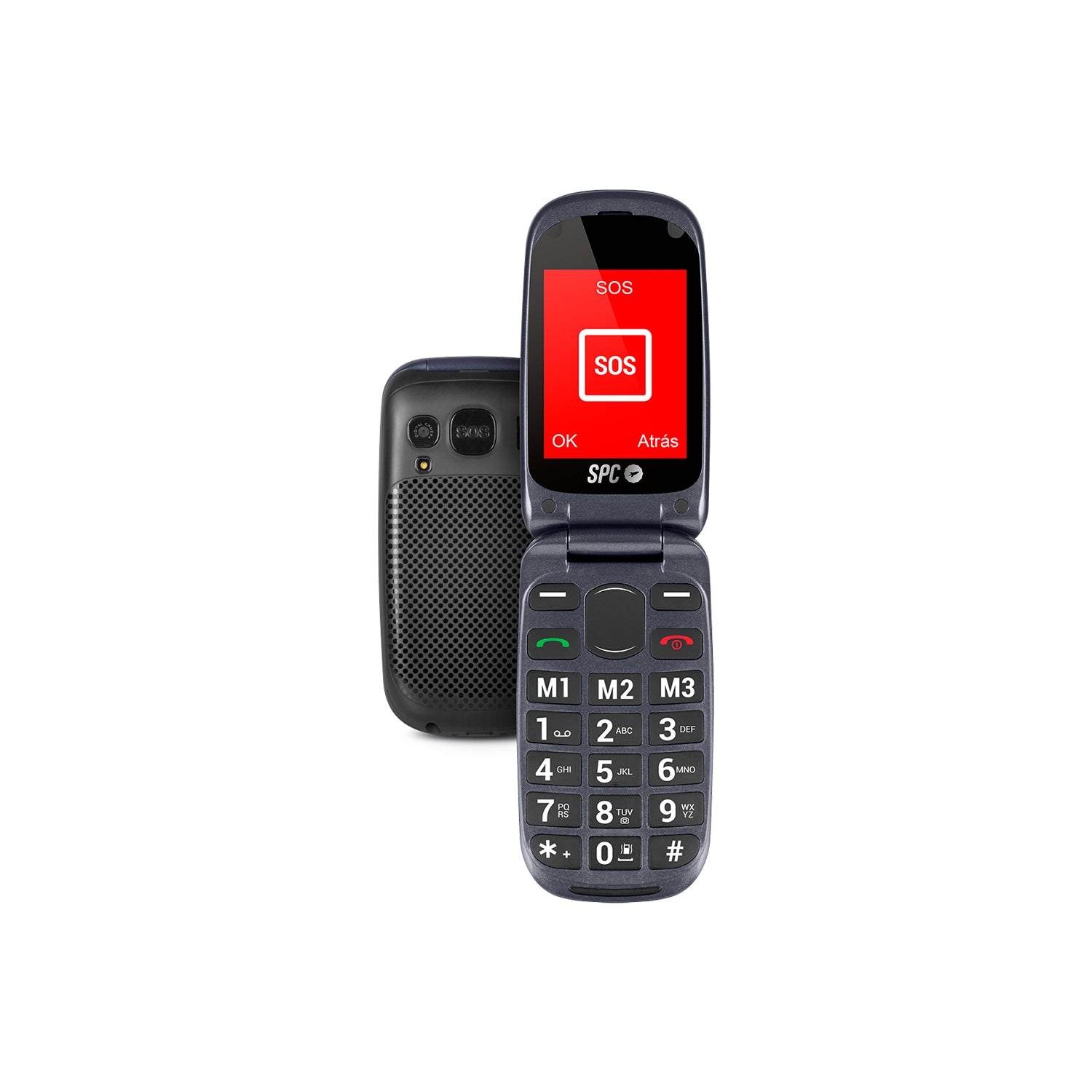 Comprar SPC Harmony Black Telefono movil tapa teclas grandes camara 2304N  al mejor precio - SAT Arcade