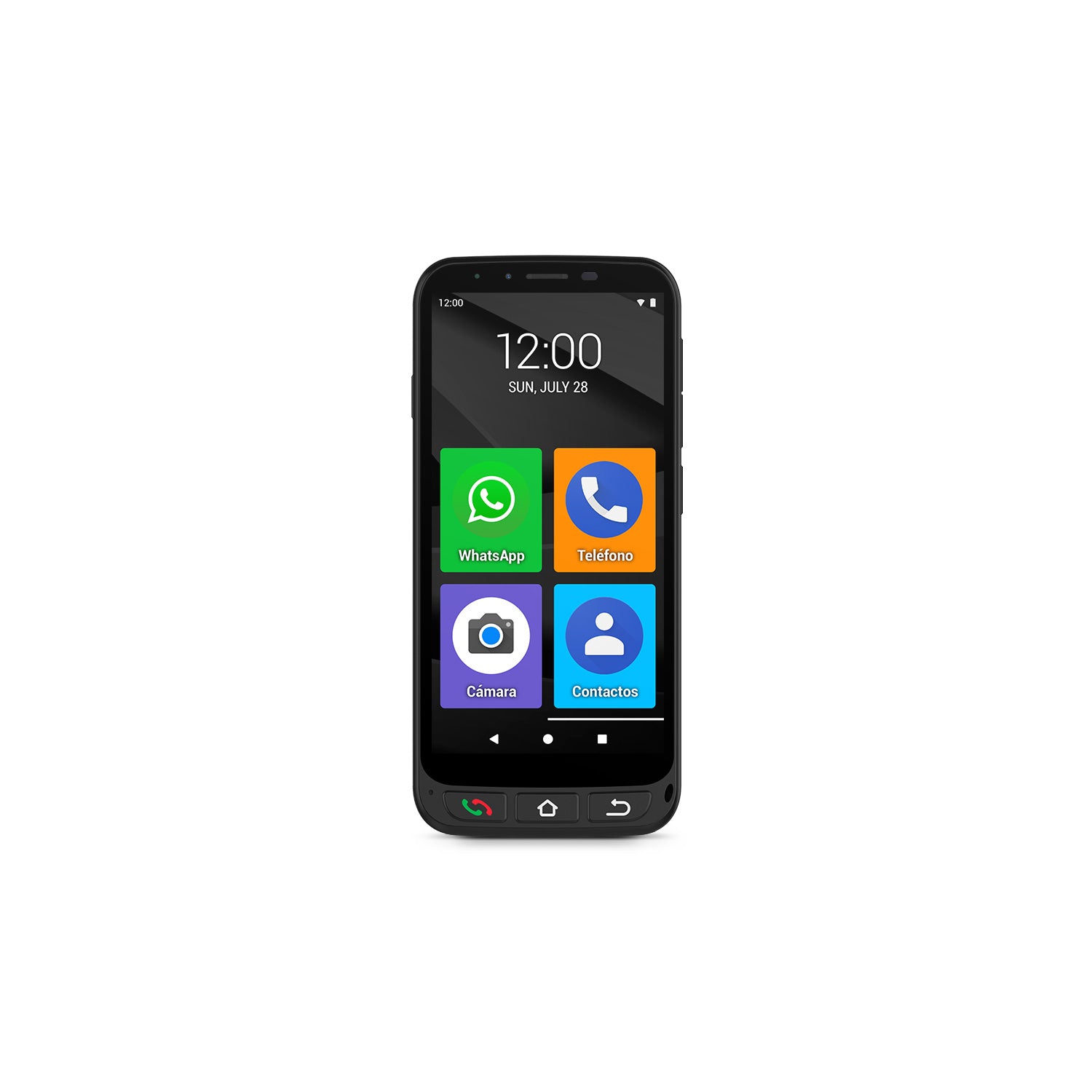 SPC ZEUS 4G PRO + carcasa – Smartphone para mayores, Modo Fácil con iconos  grandes, botón SOS, configuración remota, botones físicos, 5,5”, 3GB RAM
